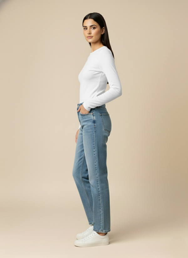 Crop Top Full Sleeve White