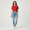 Women Regular Crop Top Red