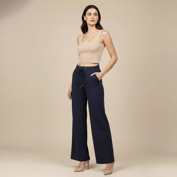 Women’s Wide Leg Pant Navy