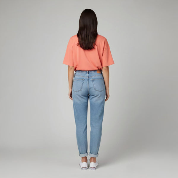 Women’s French Terry Oversized T-Shirt Dusty Cedar