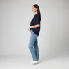 Women’s French Terry Oversized T-Shirt Navy