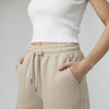 Female Premium looper Shorts Buff