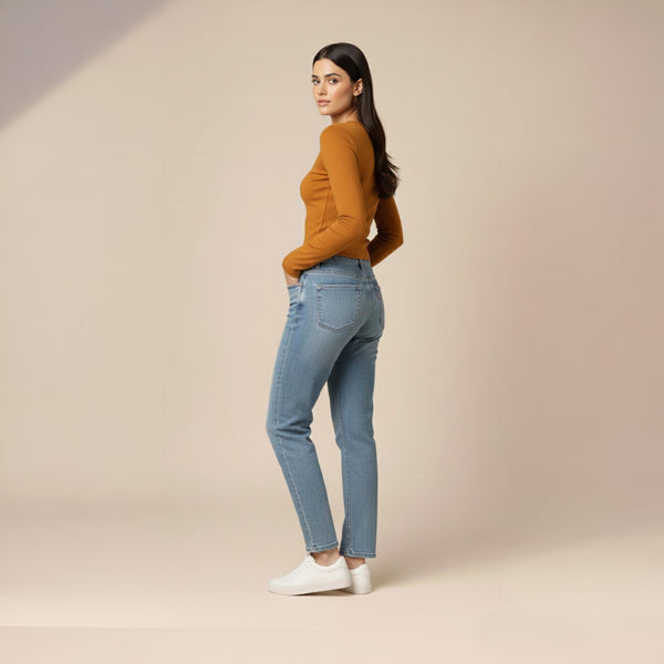 Crop Top Full Sleeve Mustard color