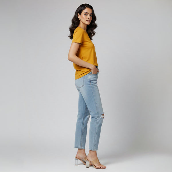 Women’s Regular T-Shirt Mustard