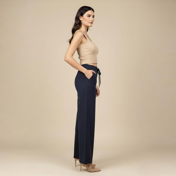 Women’s Wide Leg Pant Navy