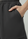 Female Premium looper Shorts Black