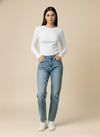 Crop Top Full Sleeve White