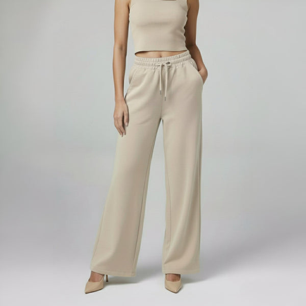 Women’s Wide Leg Pant Smoke Grey