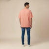 Men French Terry Oversized T-Shirt Dusty Cedar