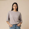 Women’s French Terry Oversized T-Shirt Ash