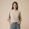 Women’s French Terry Oversized T-Shirt Smoky Grey