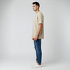 Men French Terry Oversized T-Shirt Smoke Grey
