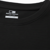Round Neck Crop Top Half Sleeves Black