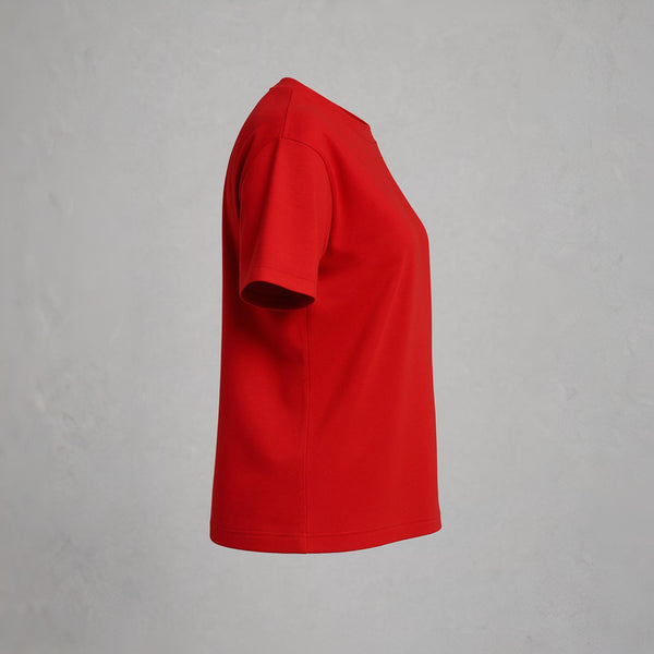Women’s 100% Cotton Oversized T-Shirt Red