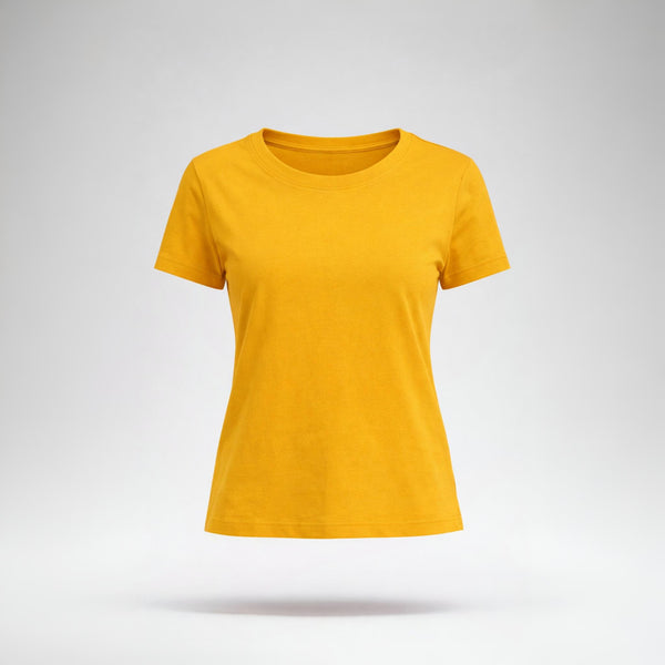 Women’s Regular T-Shirt Mustard