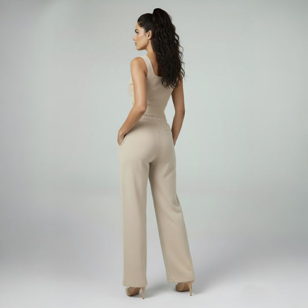 Women’s Wide Leg Pant Smoke Grey