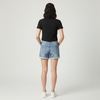 Women Regular Crop Top black