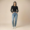 Crop Top Full Sleeve Black