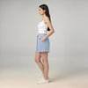 Female Premium looper Shorts Sky Blue