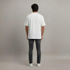 Men 100% Cotton Oversized T-Shirt White
