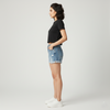 Women Regular Crop Top black