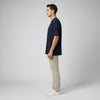 Men French Terry Oversized T-Shirt Navy