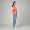 Women’s French Terry Oversized T-Shirt Dusty Cedar