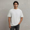 Men 100% Cotton Oversized T-Shirt White