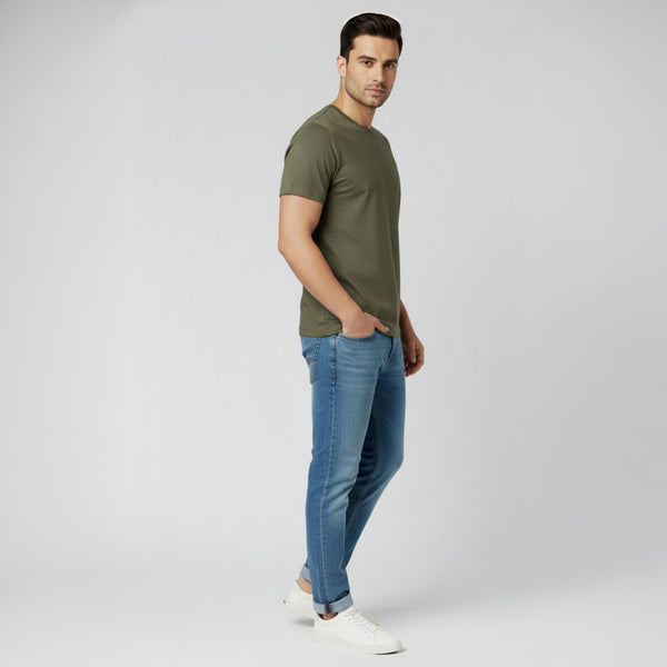 Regular T-Shirt Moss Green