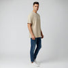 Men French Terry Oversized T-Shirt Smoke Grey