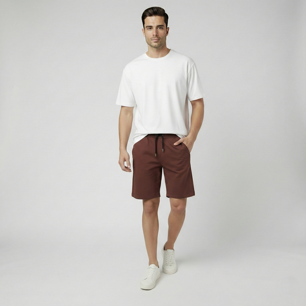 Men Short Maroon
