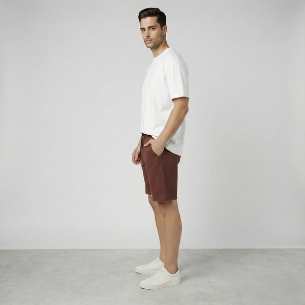 Men Short Maroon