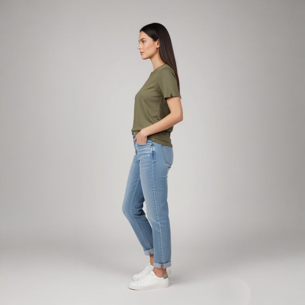 Women’s Regular T-Shirt Moss Green