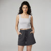 Female Premium looper Shorts Black