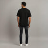 Men 100% Cotton Oversized T-Shirt Black