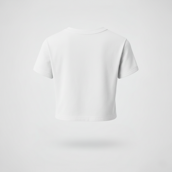 Women Regular Crop Top white