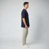 Men French Terry Oversized T-Shirt Navy